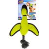 Nerf Dog 16.5in Crinkle Wing Launching Duck Green/Gray