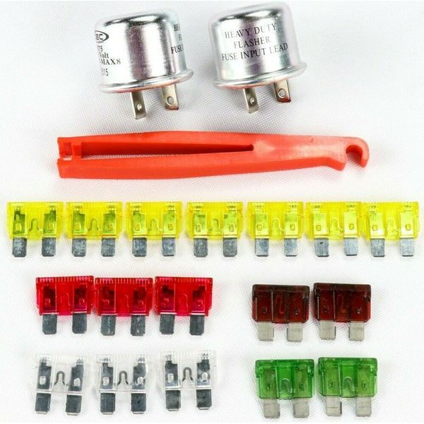 1980 Corvette Electric Electronic Fuse + Flasher Kit + Fuse Puller Tool C3 NEW