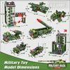 Army Military Base Building Blocks Set with Army Vehicles, Tank, Airplane, Helicopter, Best Learning Roleplay STEM Construction Toys for Boys and Girls Aged 6-12 (1162 Pieces)