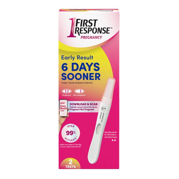 First Response Early Result Pregnancy Test, 2 Count (Packaging & Test Design May Vary) (Pack of 2)