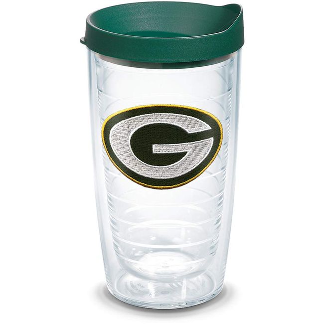 Tervis Made in USA Double Walled NFL Green Bay Packers Insulated Tumbler Cup Keeps Drinks Cold & Hot, 16oz, Primary Logo