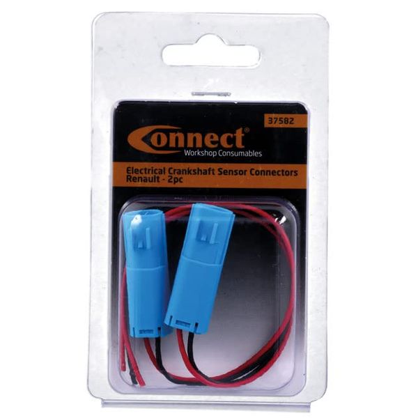 Connect 37582 Electrical Crankshaft Sensor Connectors 2pc Compatible with Renault