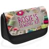 Personalised Vintage Sewing KIT Pencil Case KS178