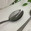 Elyon Tableware 3 Piece Reflective Black Colored Serving Set Salad Servers