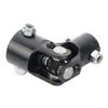 SCITOO U-Joint Steering 1" DD to 3/4" DD Single Steering Shaft U Joint Coupler Black Universal Coupling