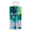 Talens Ecoline 5 brush pens "Green Blue"