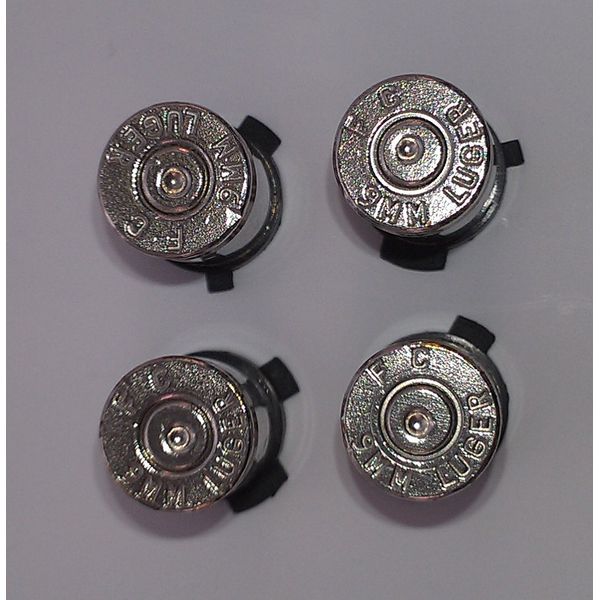 Sony PS3 Replacement Nickel Bullet Controller Action Buttons - PS3 Bullet Mods Hand Made for ConsolesandGadgets ®