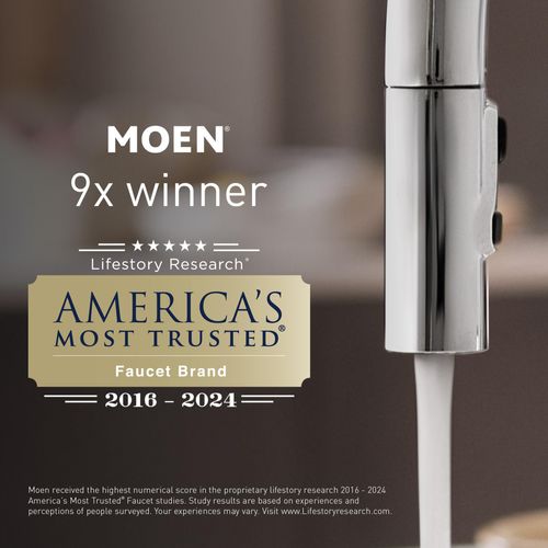 Moen 1394 Push Button Diverter Extension Kit, Chrome