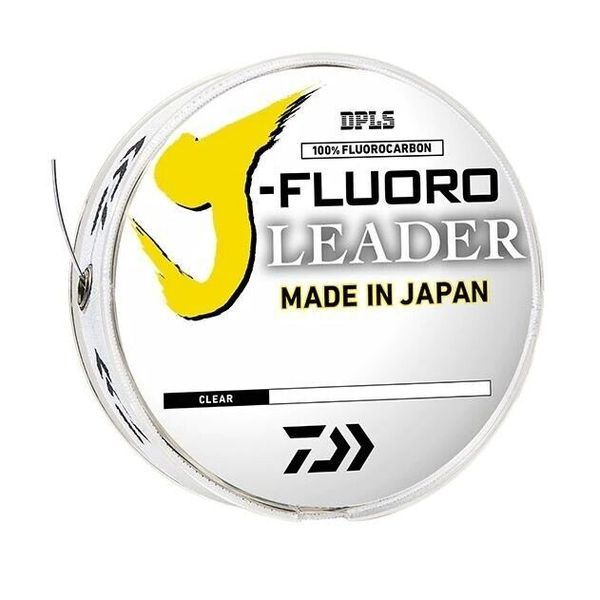 Daiwa J-Fluoro Clear Fluorocarbon Leader Material 60lb 50yd