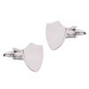 Personalised with Initials, Shield Design Cufflinks in a Gift Boxed