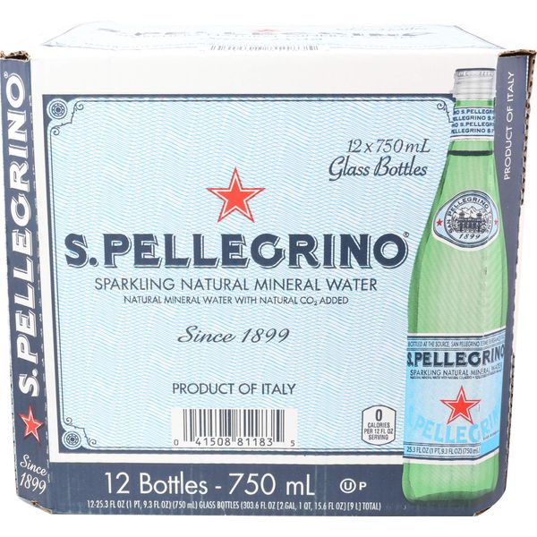 San Pellegrino Mineral Water, 12 Count, 303.60 Ounce