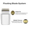 2 Pack Shaver Replacement Foil and Cutters compatible with BaBylissPRO Double FXFS2 Metal shaver foil replacement,Silver