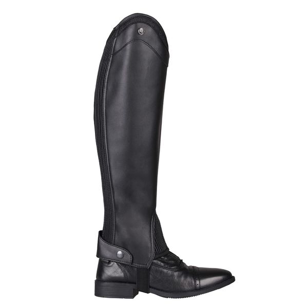 QHP Chaps Shimmer Junior QHP17 Black Glitter Size 14 Years, black