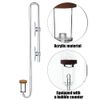 DONGKER CO2 Diffuser,Acrylic Hanging CO2 Atomizer With Suction Cups & Bubble Counting Function for 4mm/0.16" I.D. CO2 Tube