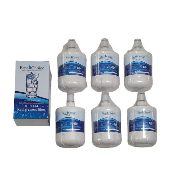 Best Choice BCF86 For Whirlpool 8171413 Water Filter Replacement **NEW**  6 Pack