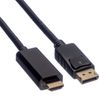 ROLINE DisplayPort Kabel DP - UHDTV, ST/ST, schwarz, 5 m