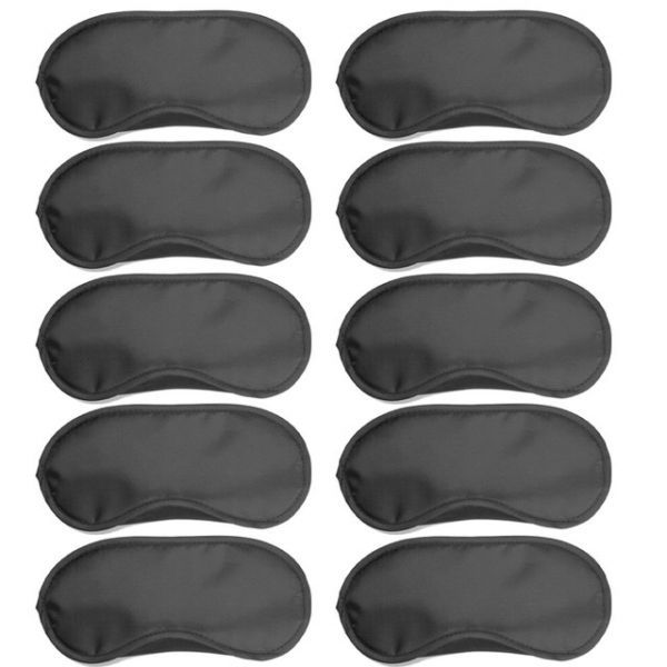 Sleep Eyepatch Blackout Sleep Blindfold Eye Mask 5 10Pcs Soft Portable Eye Mask Black Fast Sleeping Shadow Cover Shade Patch Women Men Blindfold Travel Sleepmasker