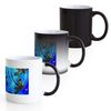 CafePress Dragonfly Flit Electric Blue Ceramic Magic Mug Coffee, Tea Cup 11 oz