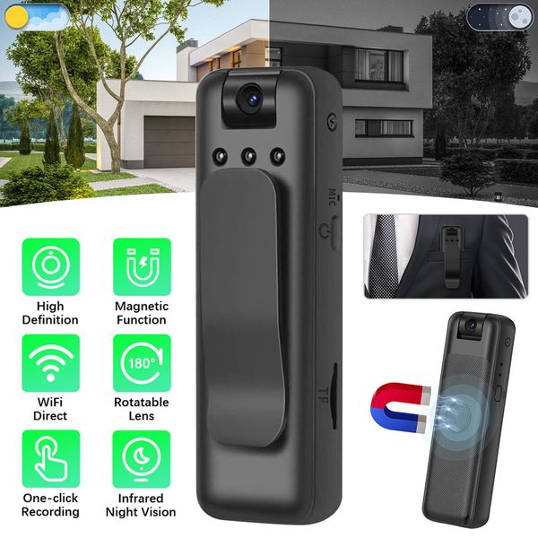 Portable Camera HD 1080P Pocket Video Audio Recorder Night Vision Camera  US