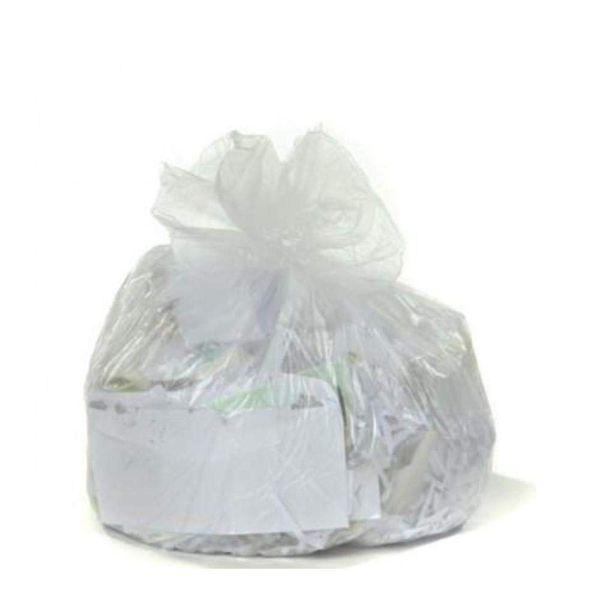 Plasticplace 8 Gallon Trash Bags│8 Microns│Clear High Density Garbage Can Liners│24’’x 24’’ (1000 Count)