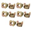 sourcingmap 10pcs M8 65Mn Spring Steel Captive Cage Nut for Server Shelf Cabinet