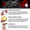 Red Profile Sticker for DAM Rear Bumper Alfa Mito