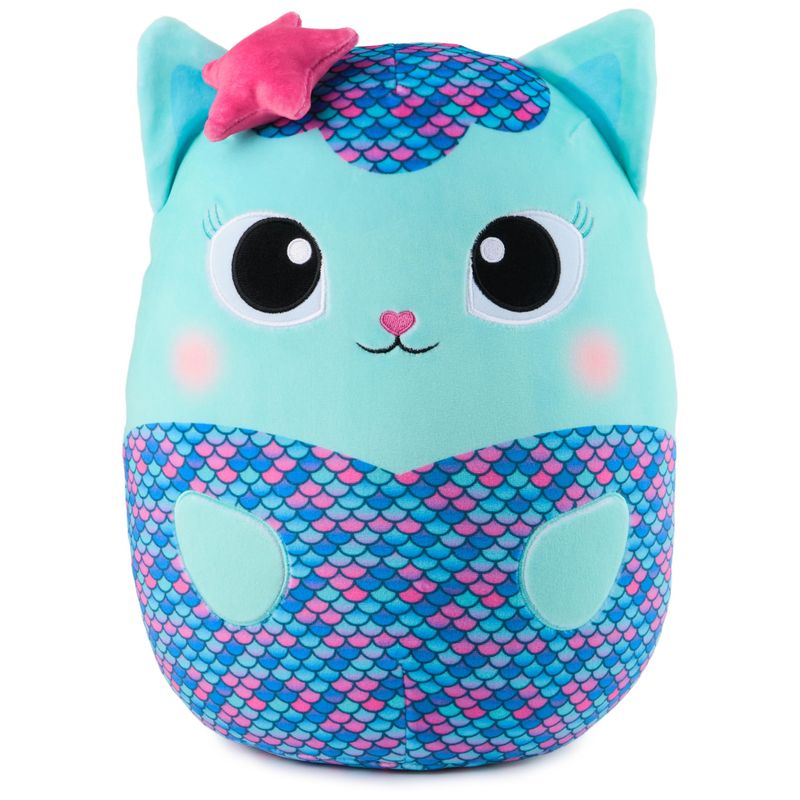 GUND Gabby’s Dollhouse Official Mercat Squishy Plush Toy, Cat Stuffed ...