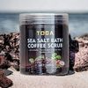 Natural Coffee Scrub, anti cellulite, acne and stretch mark with free nose pore strips