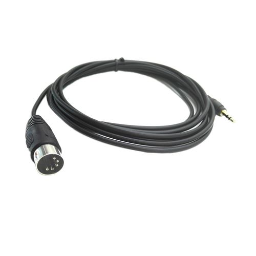 5-Pin DIN-Male Cable, 5 Pin Din Plug to 3.5mm(1/8in) TRS Stereo Male Jack Stereo Audio Cable for Playing The Musical Instrument Signal Output 3m (10 feet,3.5M-5 DIN M)