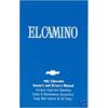 1982 Chevrolet El Camino Owners Manual User Guide