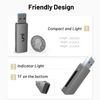 uni SD Card Reader 2-in-1, Memory Card Reader USB 3.0 [Aluminium, 2TB, 5Gbps] SD Card Adapter Reading Simultaneously for SD, TF, SDXC, SDHC, MMC, Micro SDXC, Micro SD, Micro SDHC
