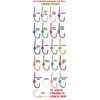 BT Outdoors Eagle Claw Silver Hat Hook Fish Hook for Hat Silver Fish Hook Money/Tie Clasp
