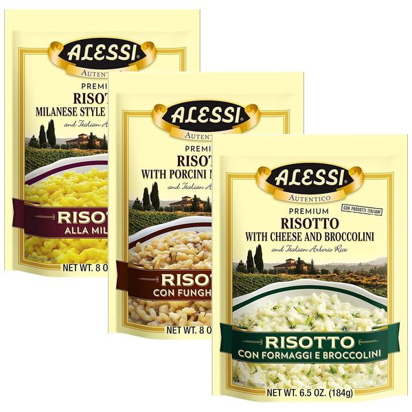 Autentico, Premium Seasoned Risotto, Italian Arborio Rice, Easy to Prepare, 8Oz