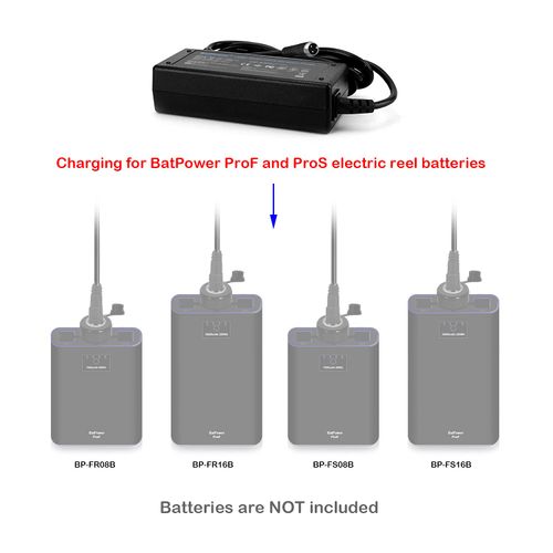 BatPower 65W Prof Electric Fishing Reel Battery Charger Power Supply Compatible for Daiwa BM2300 LB3100 BM2600 BM2900 BM3200 BM3000 BP-FR08B BP-FR16B BP-FS08B BP-FS16B BM RB-CC4002 Charger Ac Adapter