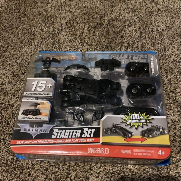 2009 Batman Tumbler Batmobile Hot Wheels Custom Motors Starter Set New