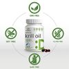 Eagle Shine Vitamins 2 Pack Antarctic Krill Oil, 1,000mg Per Serving, 480 Softgels – Mercury Free, No Fishy Taste – Rich in Omega-3s, EPA, DHA, Astaxanthin, & Phospholipids – Non-GMO, No Gluten