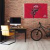 Ohio State Buckeyes Flag Brutus Red Flag - 3 x 5 Foot Flag