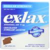 2 Pack Ex Lax Sennosides Chocolated Stimulant Laxative Regular 24 Pieces Each