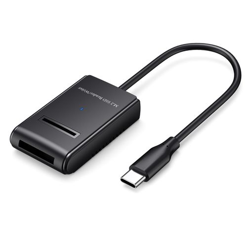 M.2 NVMe&SATA Reader,M.2 SSD to USB C Reader Adapter for (M Key, B+M Key) NVMe and SATA NGFF SSD Drives Dock Full Size 22110/2280/2260/2242/ 2230,Tool Free M.2 Drive Docking Station-Plastic