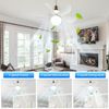Noiseless Ceiling Fan - Remote Control, 30W Brushless Design for Bedroom /Office