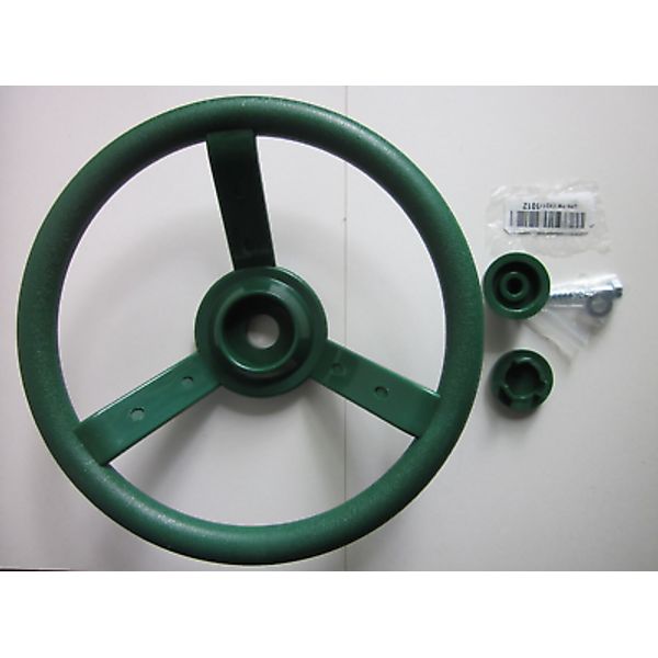 Outdoor Playground Swing Set Steering Wheel Heavy Duty Plastic Green 12”