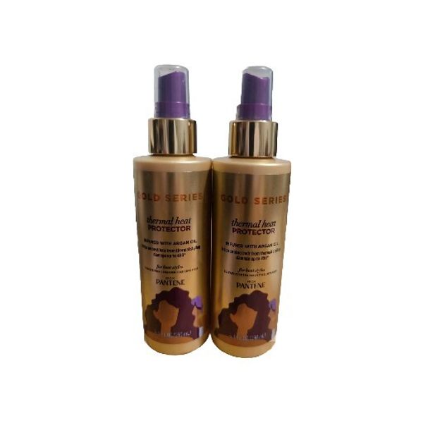 Pantene Gold Series Thermal Heat Protector 6.4 oz Push down Bottle 2 Pack