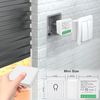 2.4 GHz Wireless Light Switch and Receiver Kit, 16A Mini Controller Relay Module with Wall Switch, Supports Ewelink app Bluetooth Control, 100 Feet RF Range