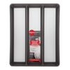 Copco Basics 3 Compartment Organizer, Charcoal Gray/Light Gray