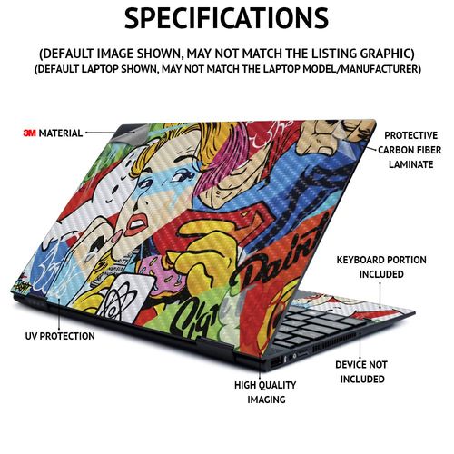 MightySkins Carbon Fiber Skin for HP 17T Laptop 17.3" (2017) - Sleeping in The Woods | Protective, Durable Textured Carbon Fiber Finish | Easy to Apply, Remove | Made in The USA