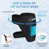 XL Hip Ice Pack Wrap Reusable Cold Application Brace with Extra Large Gel Pad &