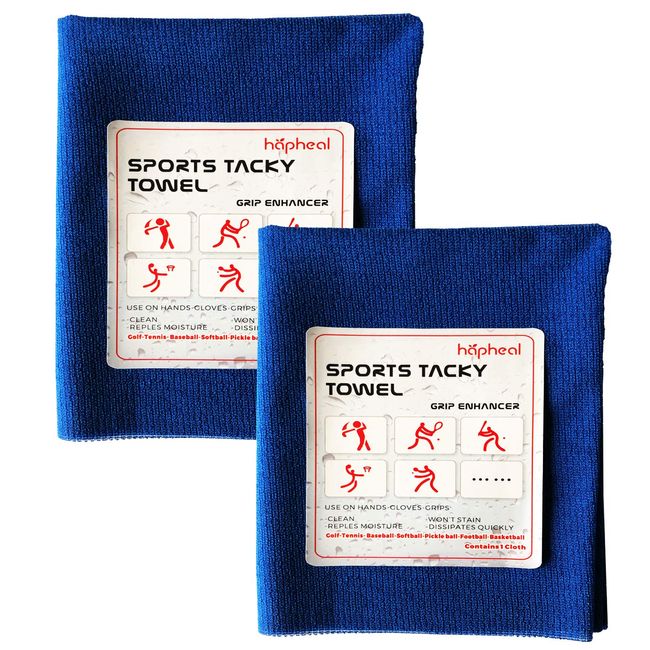 hapheal Tacky Towel for Golf and Tennis,Grip Enhancer for Hands