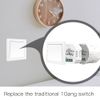 MOES Mini DIY Tuya ZigBee Smart Light Switch Module, Tuya Zigbee Hub Required, Wireless Control, Voice Assistant Integration, Easy Installation with Neutral Line, 1 Gang