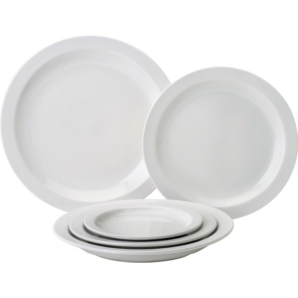 Narrow Rim Plate 6.5" (16.5cm) - Pack Size: 1x6