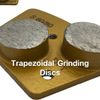 9 Pack Trapezoidal Grinding Discs for Concrete Floor Grinders Soft Bond 60 Grit
